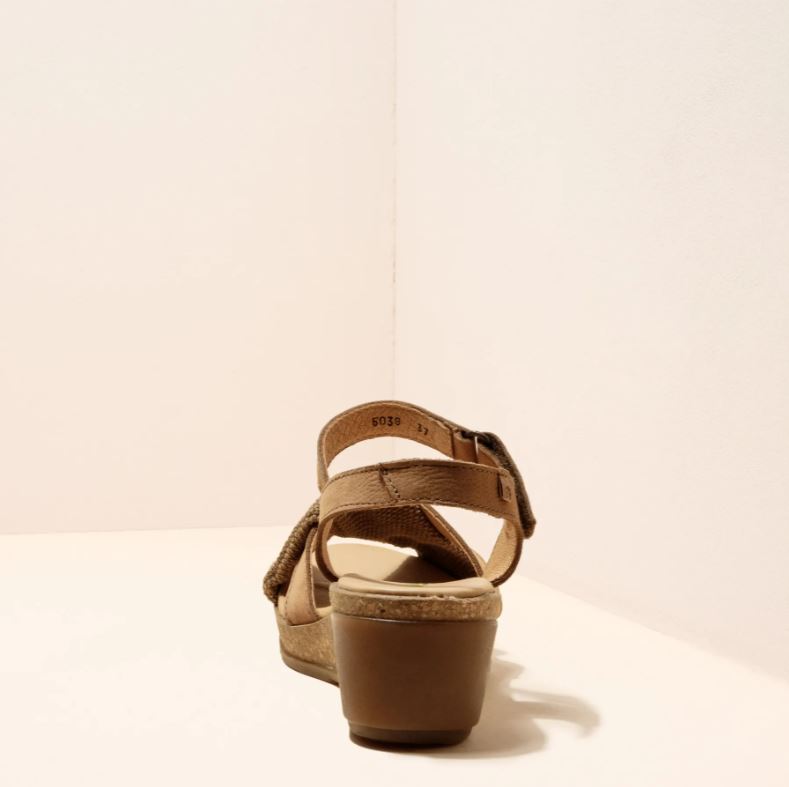 el Naturalista | Sandales Pleasant N5038 - Honey / Leaves