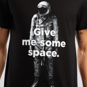 Dedicated | T-shirt Give me some space - Black 