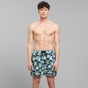 Dedicated | Short de bain Sandham Prainted Palmtrees - Black