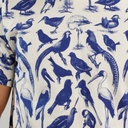Dedicated | T-shirt Stockholm Blue Birds - Whisper White 