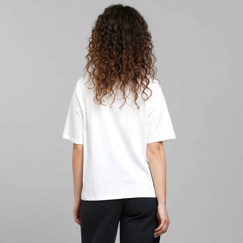 Dedicated | T-shirt Vadstena Cottage Flower - White