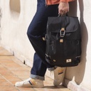FAGUO | Baskets ALDER LEATHER SUEDE - rose &amp; menthe en cuir