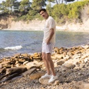 FAGUO | Baskets Homme Commute 1 Leather - White 