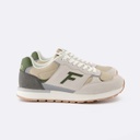 FAGUO | Baskets Homme Syn Woven Forest  Made in France - Beige 