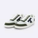 FAGUO | Baskets Homme Hazel Leather Suede - White Khaki