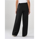 Knowledge Cotton Apparel | Pantalon loose en lin - Black Jet 