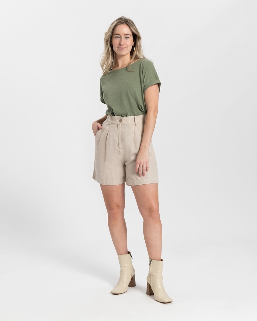 Kuyichi | Short Sofia en lin - Inca Desert