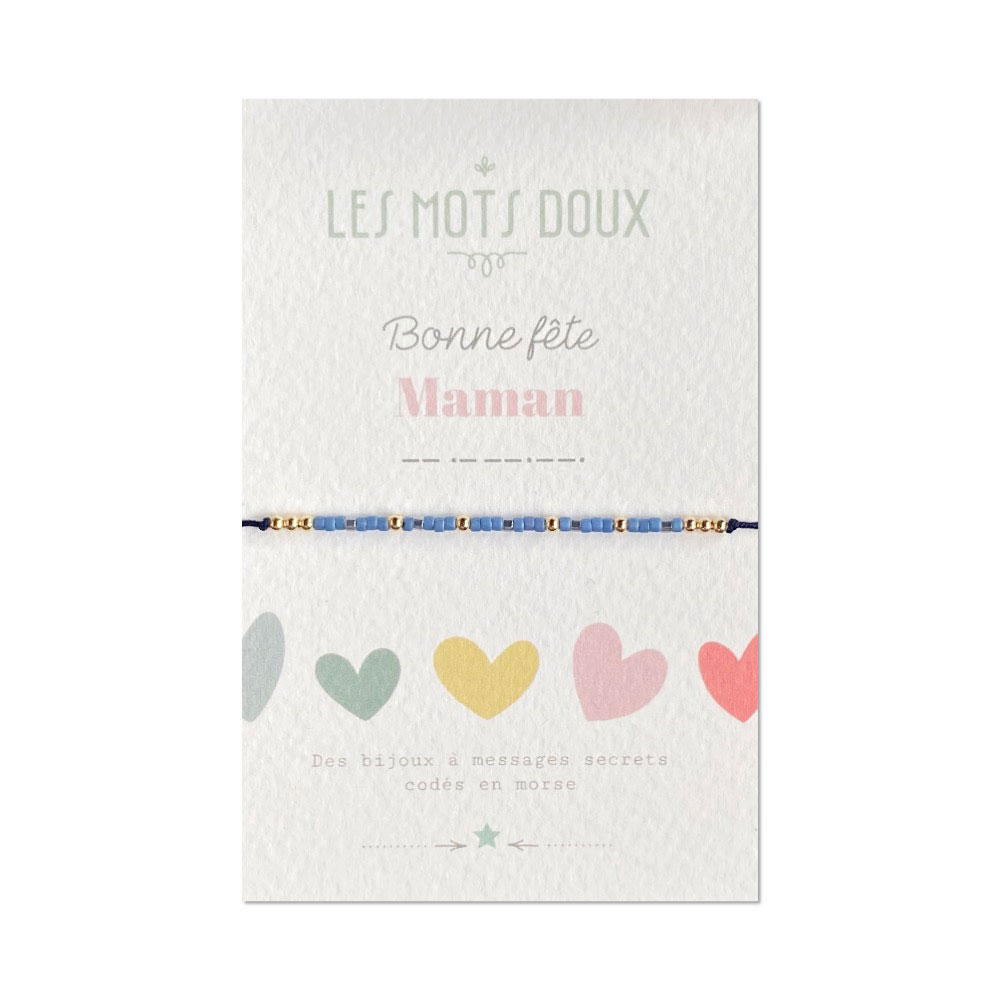Les Mots doux | Bracelet code morse Femme - Bonne fête maman