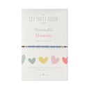 Les Mots doux | Bracelet code morse Femme - Bonne fête maman