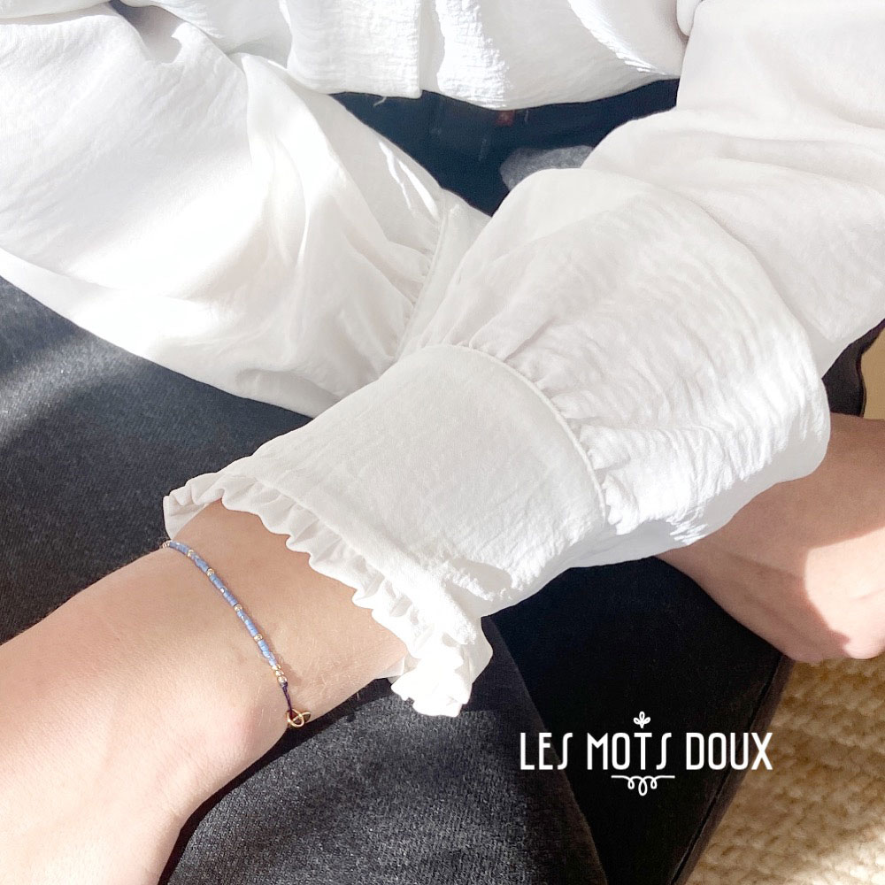 Les Mots doux | Bracelet code morse Femme - Bonne fête maman