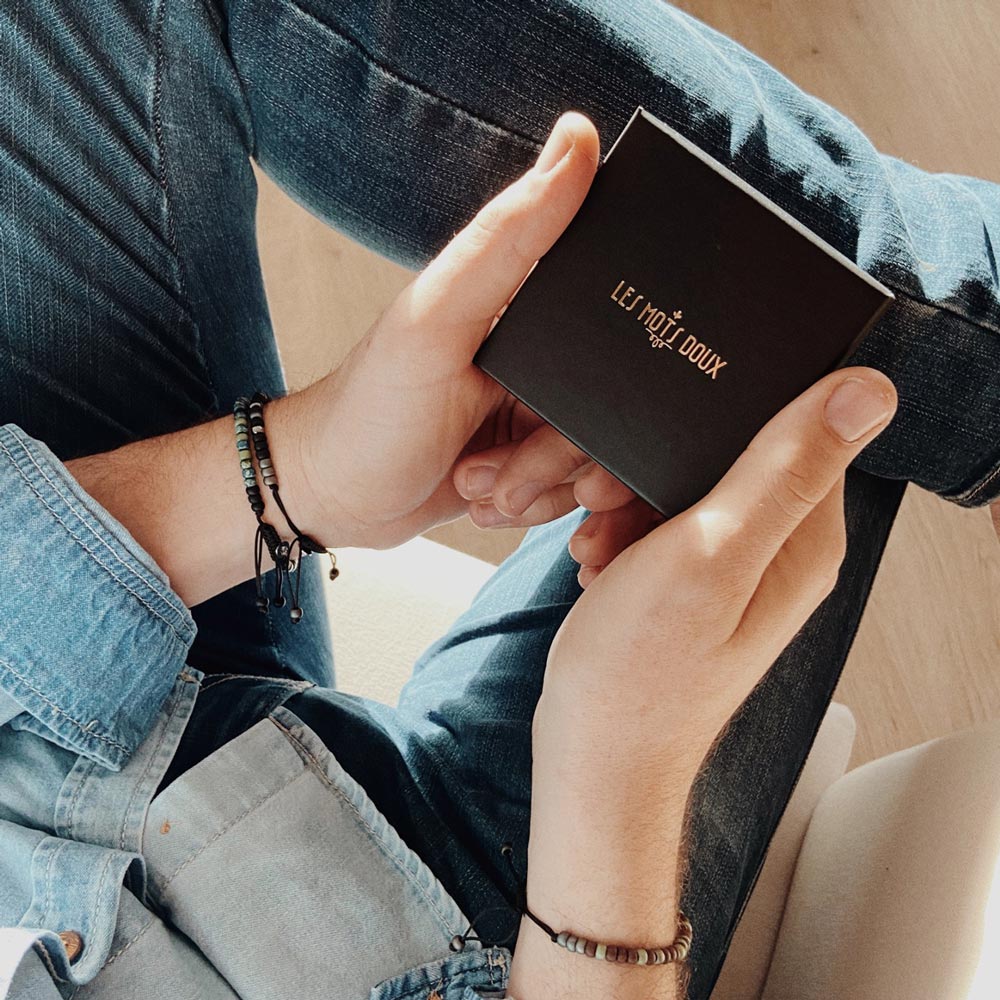 Les Mots doux | Bracelet code morse Homme - Le Padre