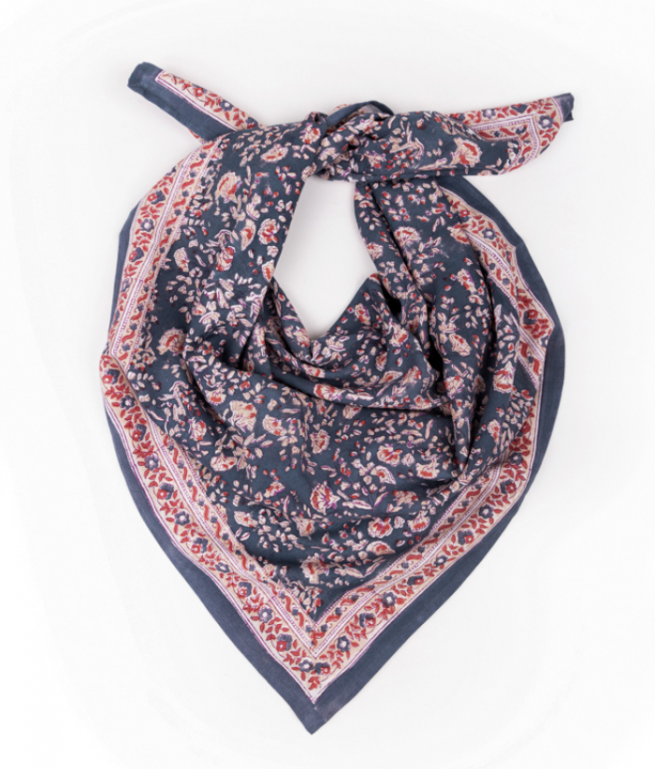 Bindi Atelier | Grand foulard - Sarika Brume