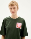 Thinking Mu | T-shirt Face Lucia - Green 