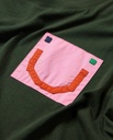 Thinking Mu | T-shirt Face Lucia - Green 