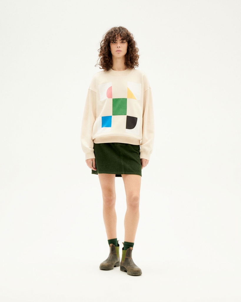 Thinking Mu | Sweatshirt Space Wanda - Ivory
