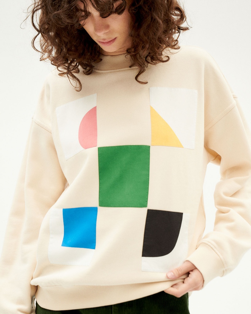 Thinking Mu | Sweatshirt Space Wanda - Ivory