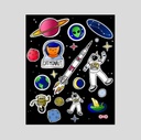 Rainette | Stickers reflechissants - petits monstre