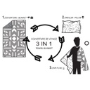 Alaskan Maker | Trousse de Toilette Trapper - Charbon