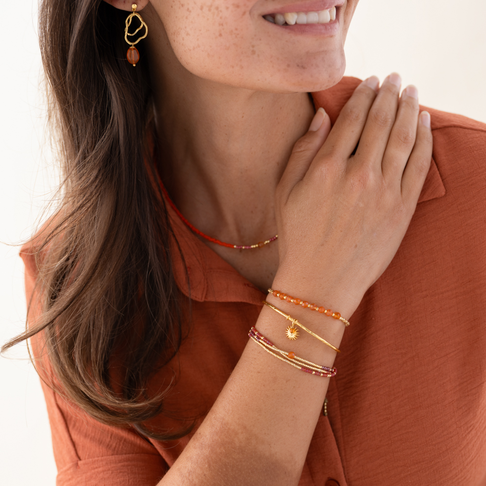 A Beautiful Story | Splash Rose Quartz Bracelet SC