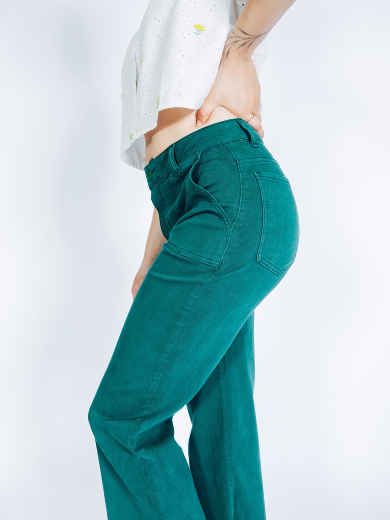 MADEMOISELLE YEYE | Pantalon Always Flawless - Alpine Green