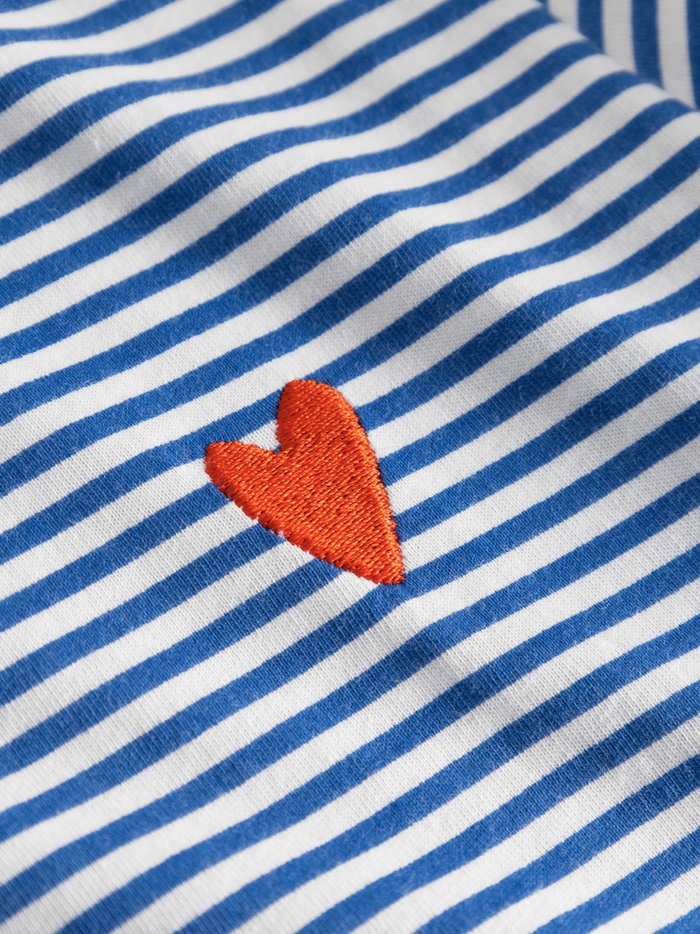 MADEMOISELLE YEYE | T-shirt Broader Horizon - Mini Stripes Blue/White