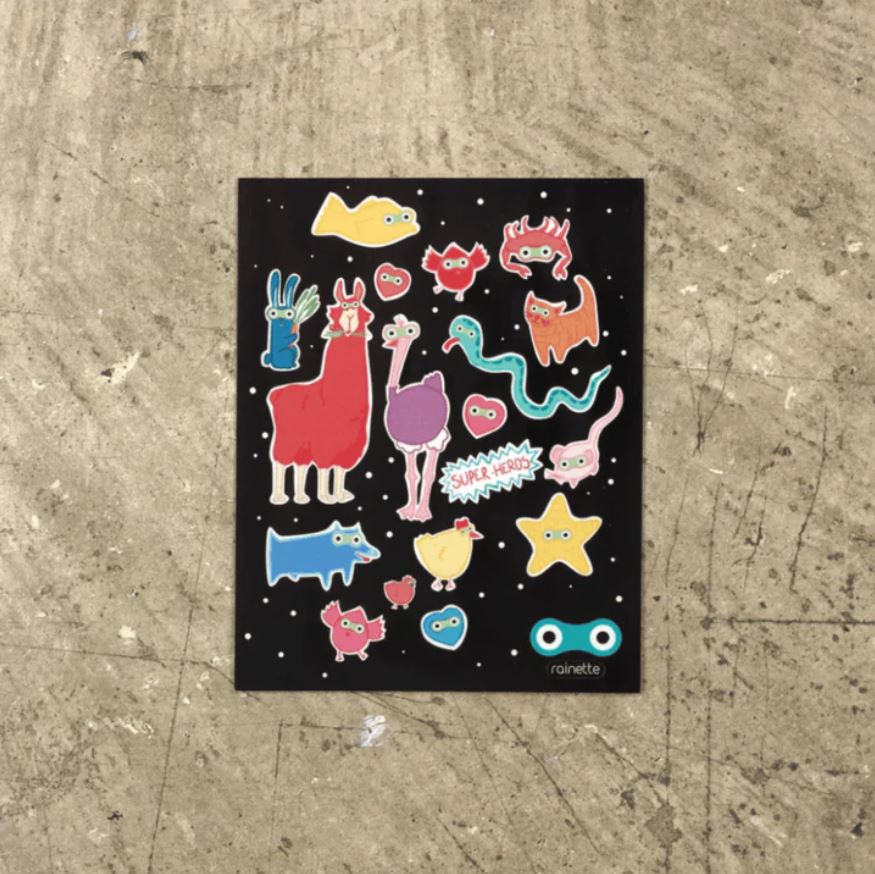 Rainette | Stickers reflechissants - petits monstre
