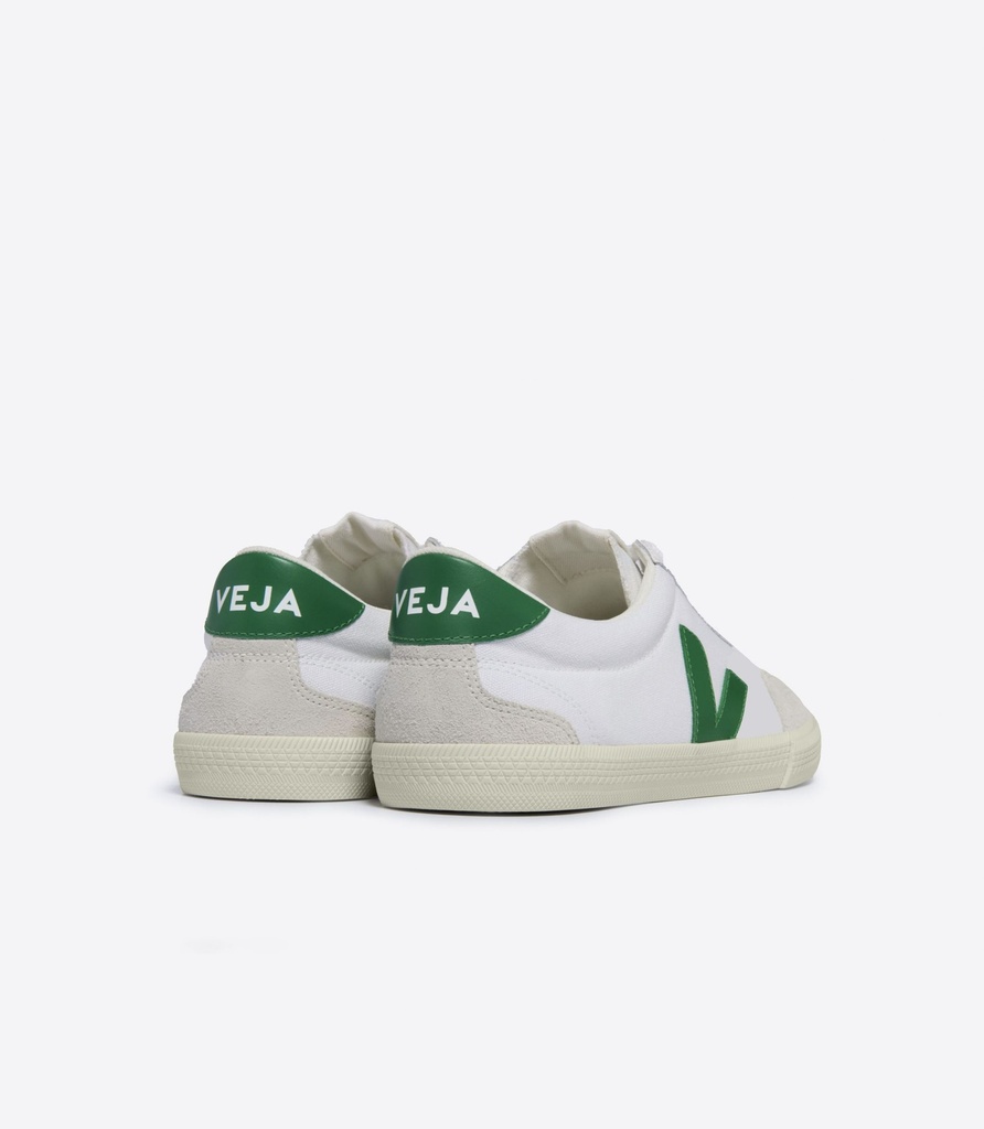 VEJA | Baskets Volley Canvas - White Emeraude