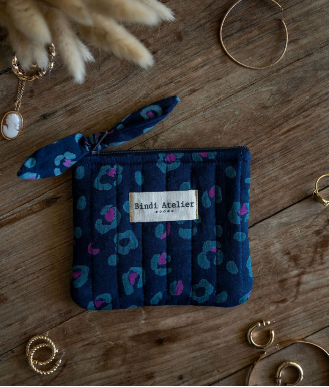 Bindi Atelier | Porte Monnaie - Tara Vichy - Reglisse