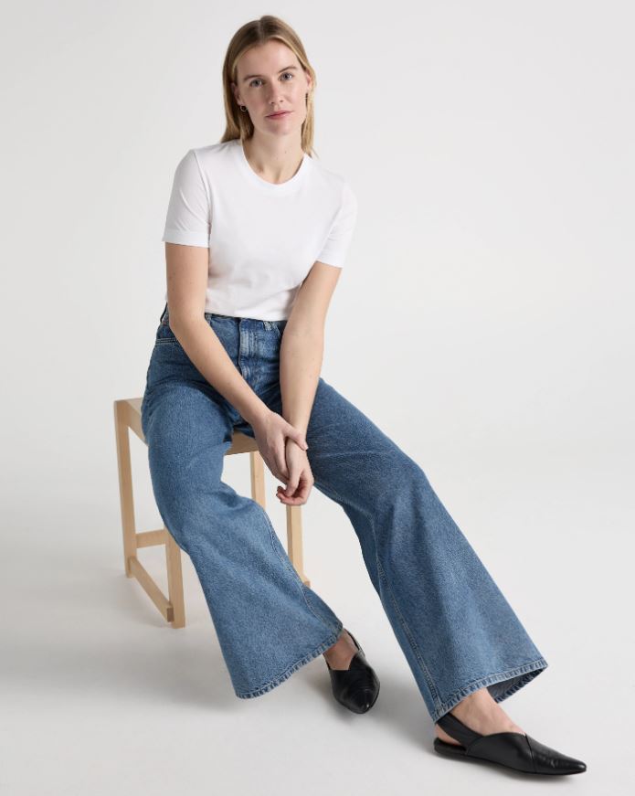 MUD JEANS || Jean Sara High Loose - Stone Vintage