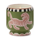 DESIGNWORKS COLLECTIVE | Adopo 8 oz./226g Tiger Ceramic Candle - Black Cedar & Fig Boxed