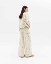 THINKING MU | Veste Sol Chain Frans - Femme - Ecru