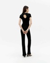 THINKING MU | Top Black rue - Black 