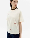 THINKING MU | T-shirt Sol sol Lucia - White