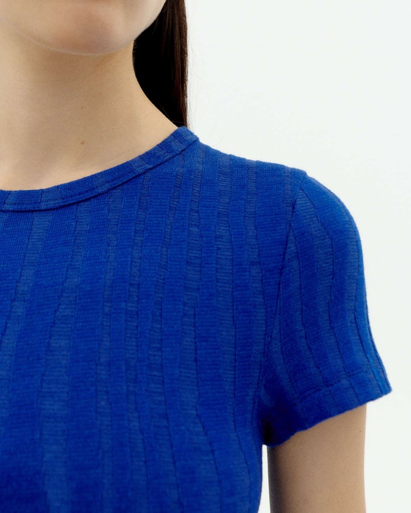 THINKING MU | INDIGO RUE TOP - FEMME -BLUE
