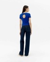 THINKING MU | INDIGO RUE TOP - FEMME -BLUE