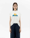 THINKING MU | T-shirt Yogui Animal Volta - White