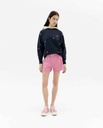 THINKING MU | SOLSOL NAVY BONNIE SWEATSHIRT - FEMME -BLUE