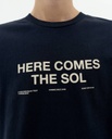 THINKING MU | CLASSIC SOL NAVY ZACH TEE - HOMME -BLUE
