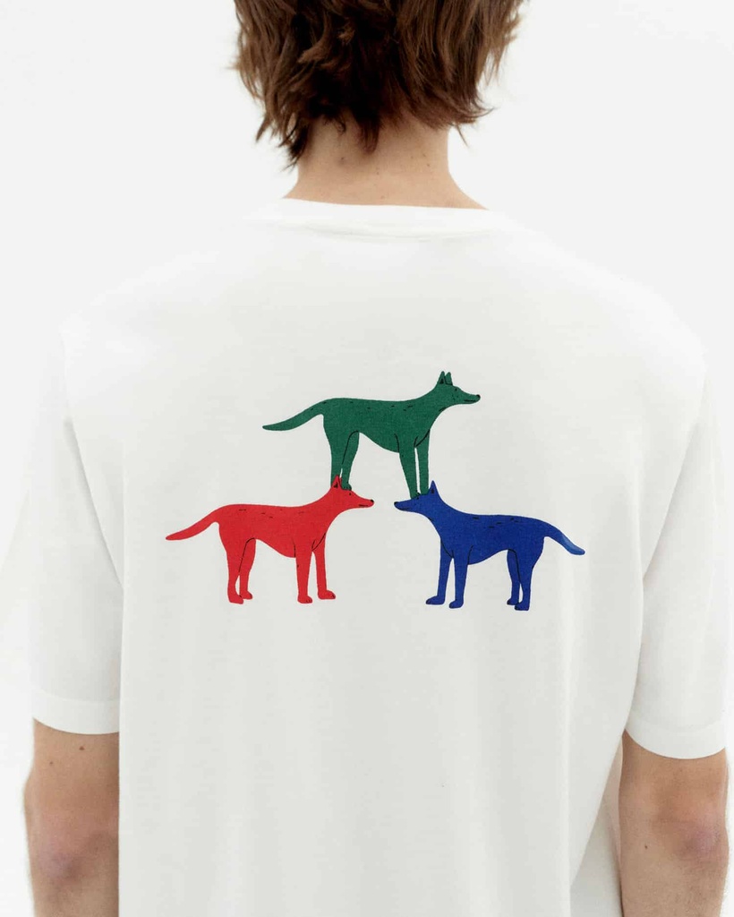 THINKING MU | PERRITOS ZACH TEE - HOMME -WHITE