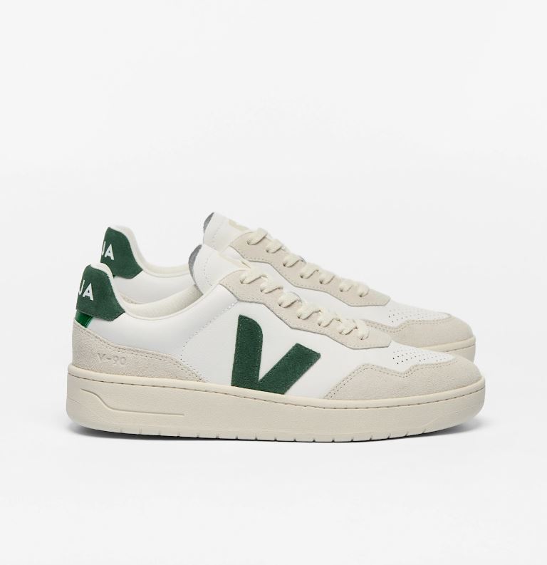 Baskets Veja | Campo Chromefree Extra White Emeraude Black - Homme