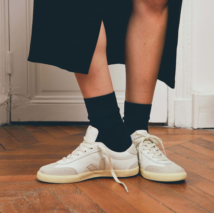 VEJA | Baskets Volley Canvas - White Emeraude
