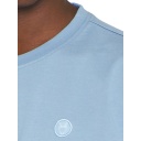 KNOWLEDGE | T-shirts Loke Badge Tee - Asley Blue