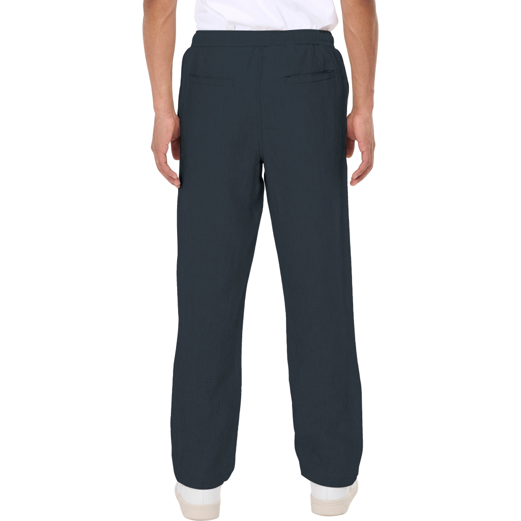 KNOWLEDGE | Pants - FIG loose linen pants - GOTS/Vegan - Yarndyed - Total Eclipse