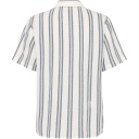 Knowledge Cotton Apparel | Chemise Box manches courtes - Blue Stripes