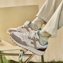 FAGUO | Basket Limwood Suede - Ecru et blanc