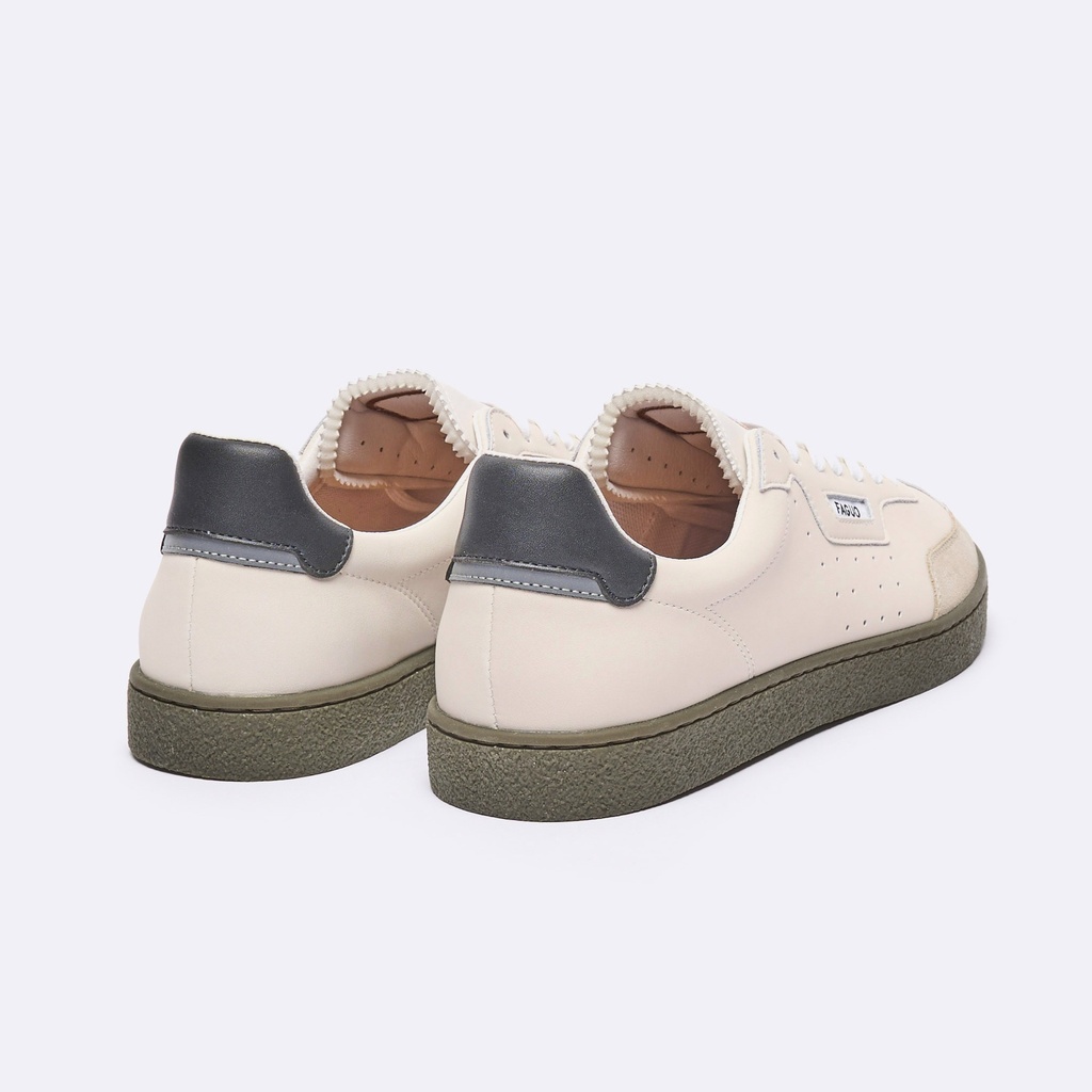 FAGUO | Basket Lumbo Leather Suède - Ecru
