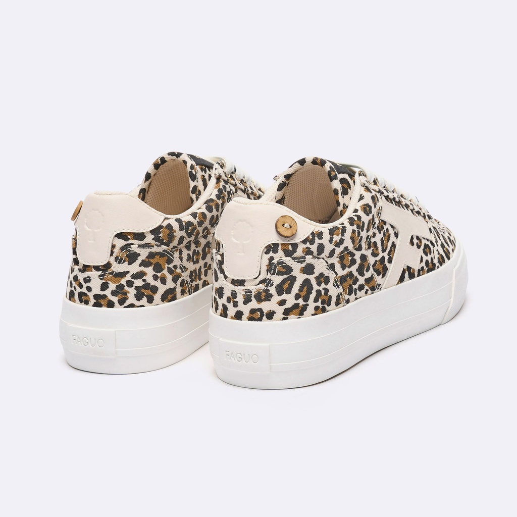 FAGUO | WALNUT PLATFORM  COTTON - FEMME - BEI00