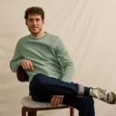 FAGUO | Sweatshirt Donzy en coton - kaki
