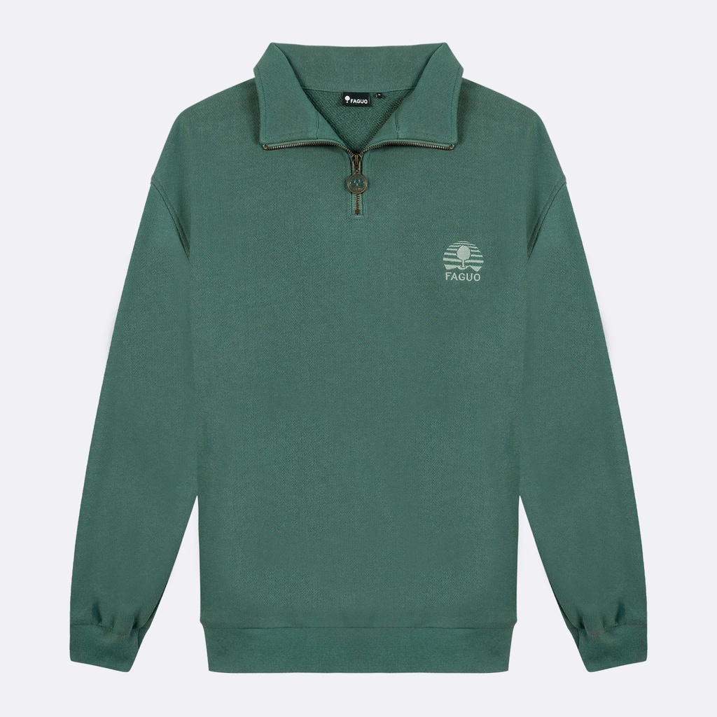 FAGUO | Sweat Amboise - Vert bleu