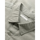 KNOWLEDGE | Chemise en coton biologique - Olive